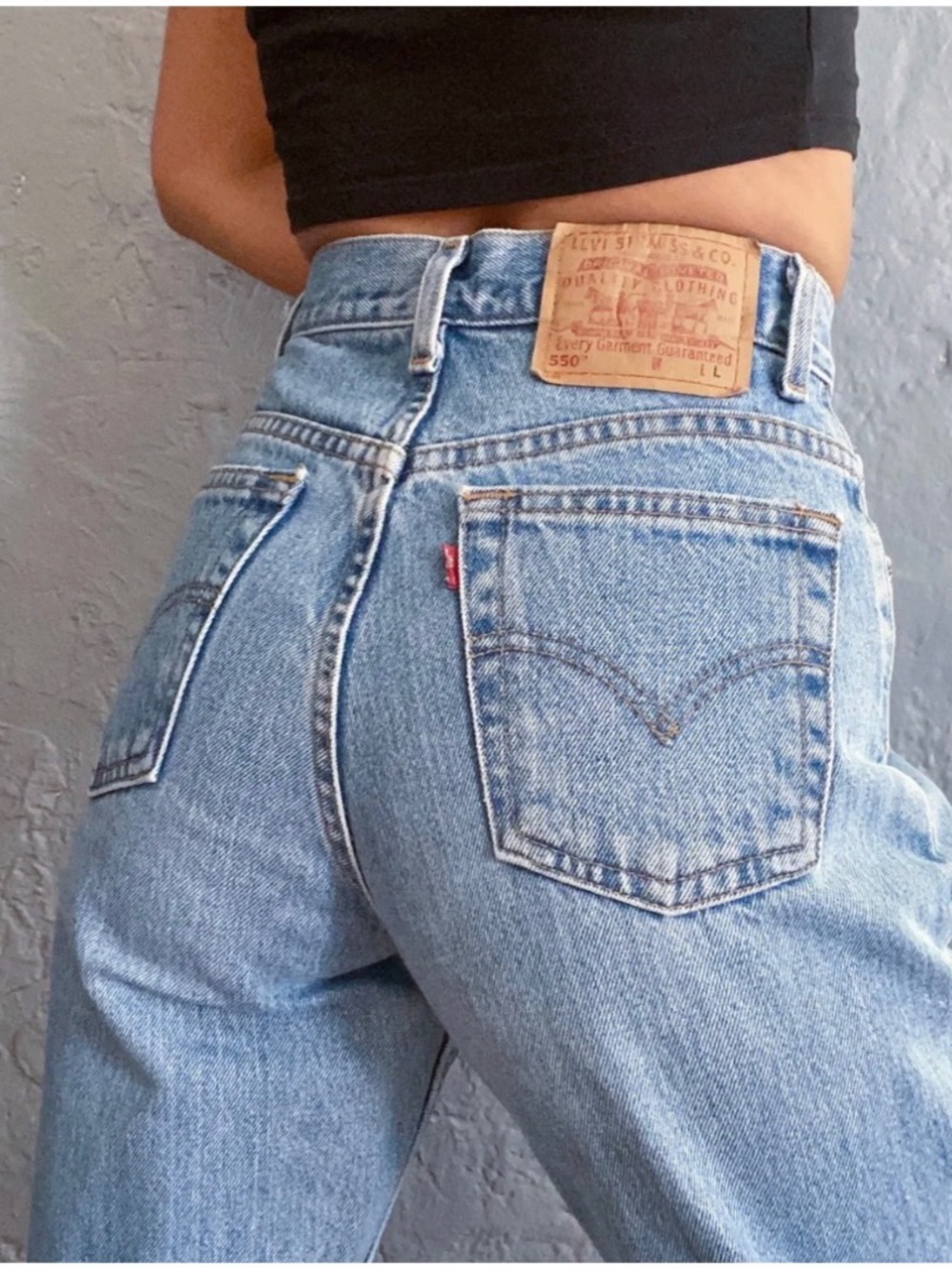 Levi’s 550 Vintage 90s Women’s Sz 29 High Rise Relaxed Jeans Cotton Denim